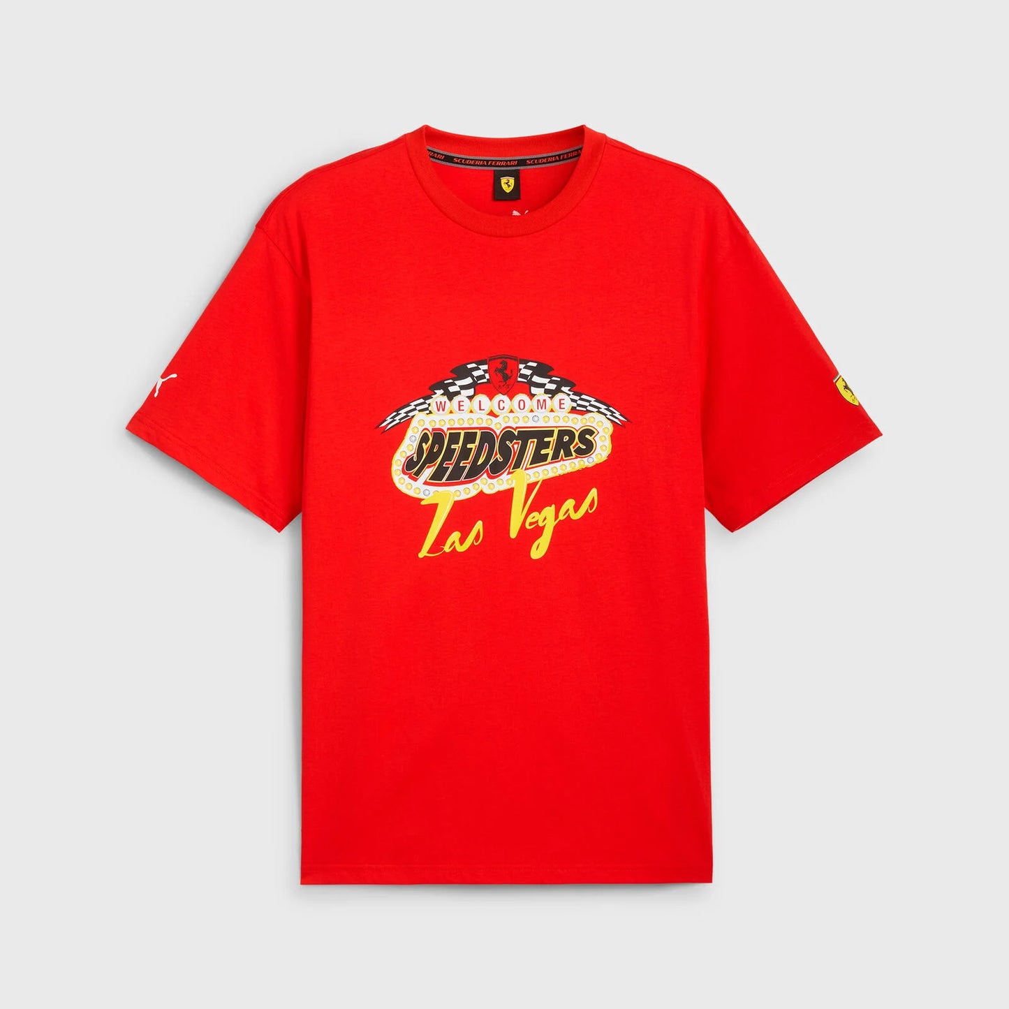 SF FW SE GARAGE CREW VEGAS TEE RED