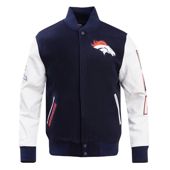 DENVER BRONCOS CLASSIC WOOL VARSITY JACKET