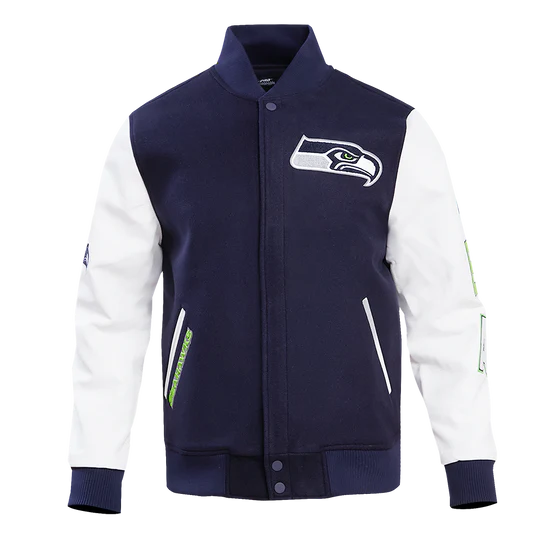 SEATTLE SEAHAWKS CLASSIC WOOL VARSITY JACKET