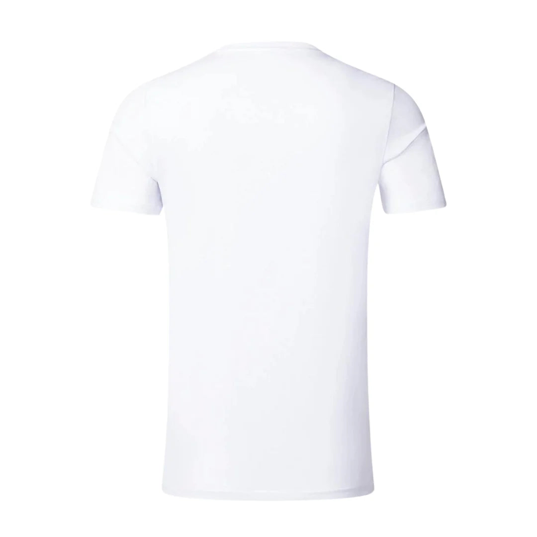 CORE TEE FULL COLOUR LOGO WHITE
