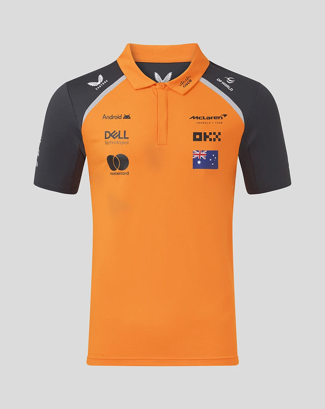 MCLAREN TEAM POLO SHIRT PIASTRI 2025