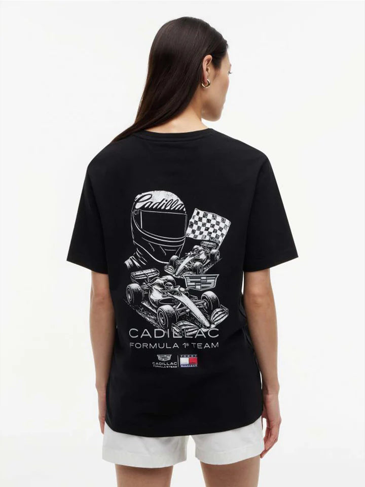 TH X CF1 RANCING GRAPHIC TEE CADILLAC BLACK