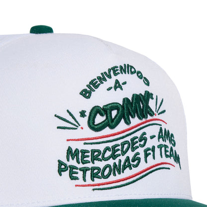 Gorra Blanca GP Mexico Mercedes AMG Petronas 2026