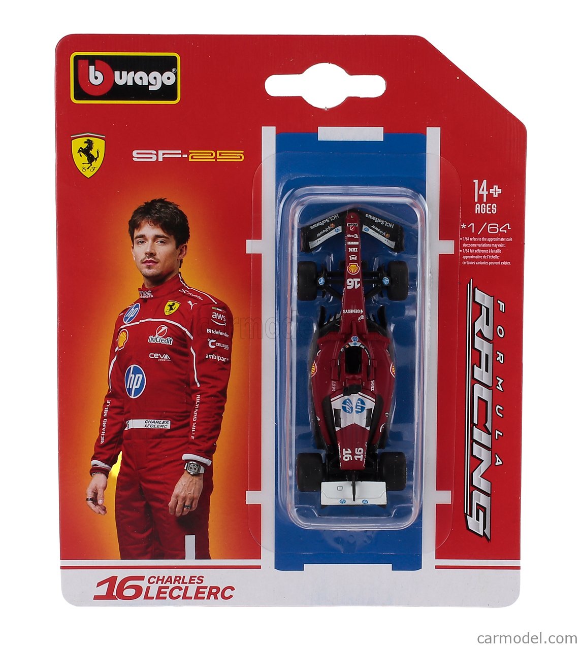 1:64 Race Formula Ferrari SF-25 (2025) Leclerc #16