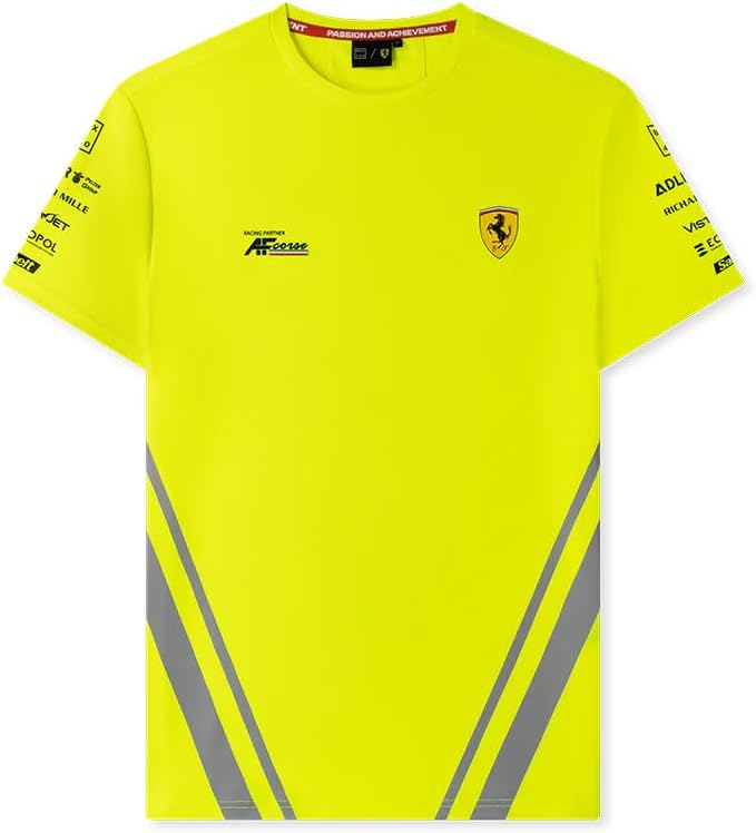 Ferrari Team Safety Tee Mens yellow