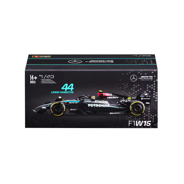 1:43 Mercedes W15 w/helmet  (2024) Hamilton