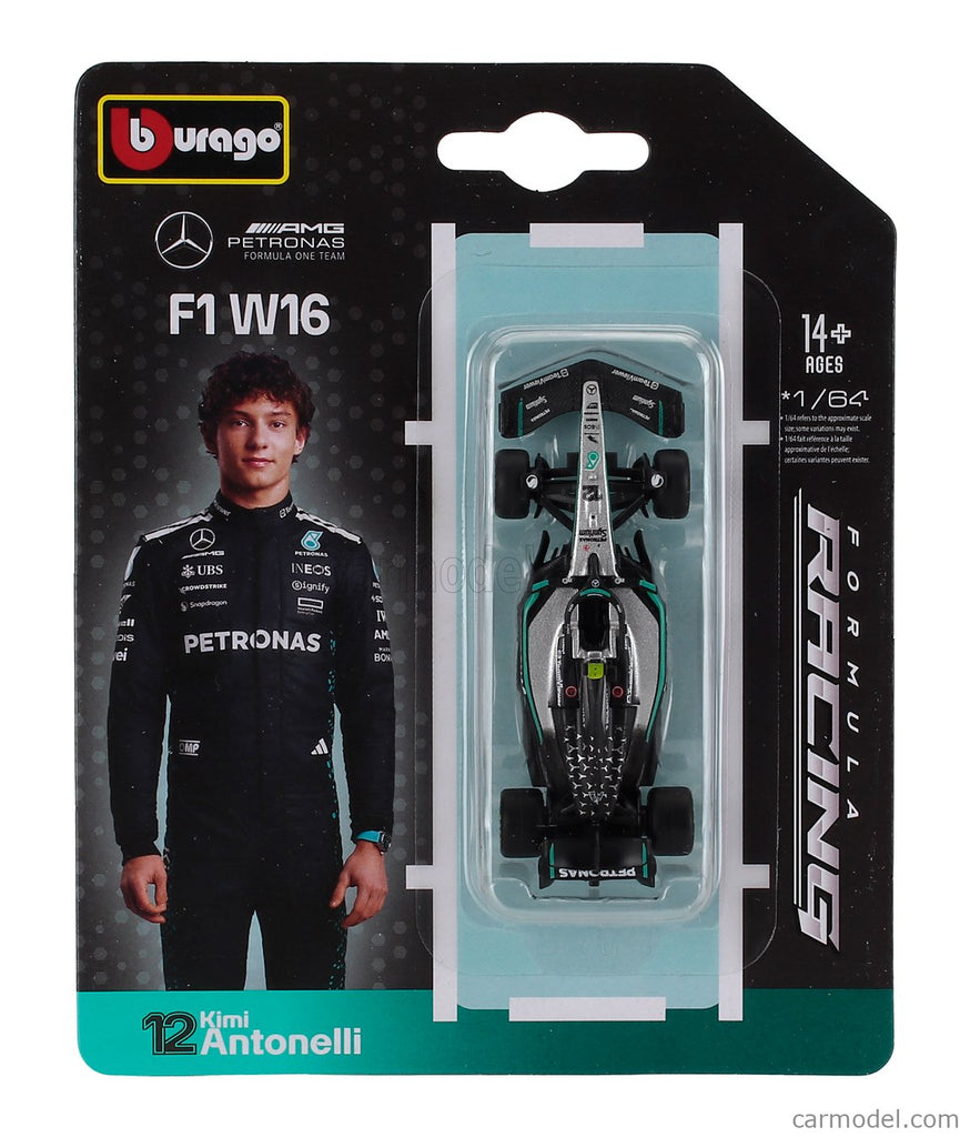 1:64 Race Formula Mercedes-AMG W16 (2025) Antonelli #12