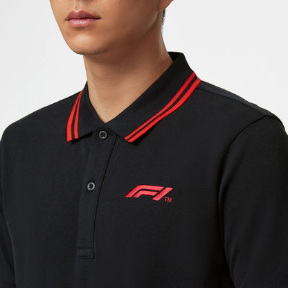 F1 FW MENS LOGO POLO