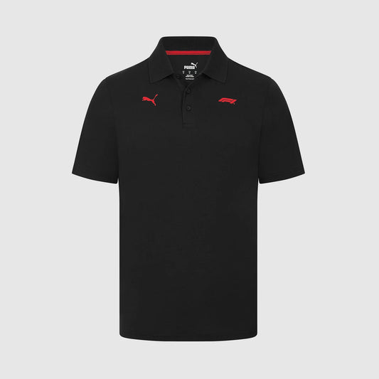 F1 Logo Polo Black