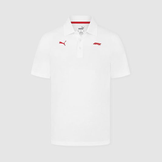F1 Logo Polo White
