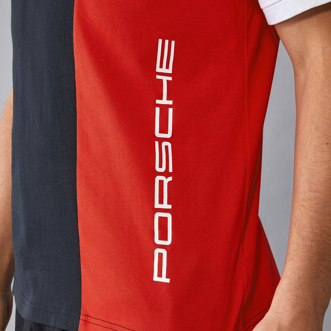 Porsche FM Mens Stripe Polo