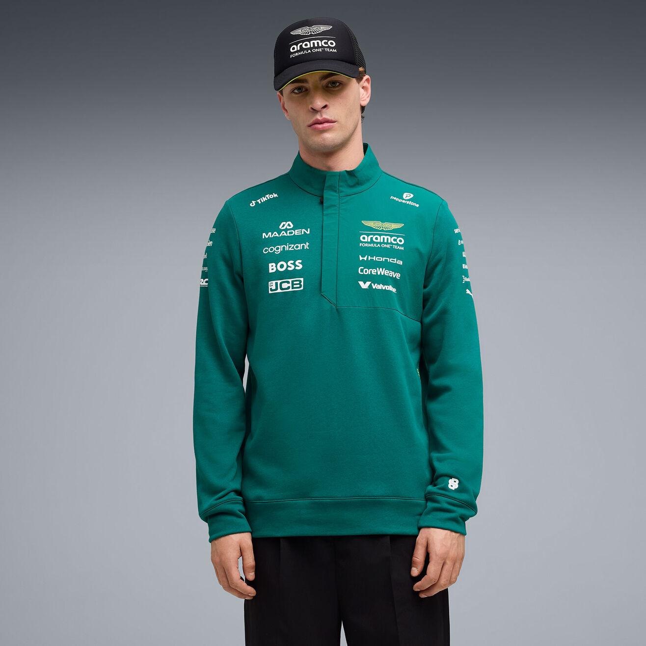 AMF1 REPLICA HZ SWEAT 1/4 ZIP