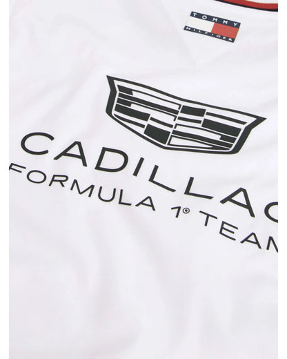 Playera Cadillac Blanca Mujer