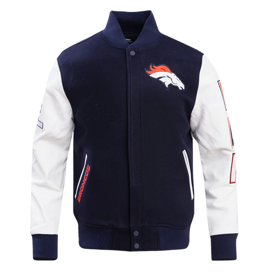 DENVER BRONCOS CLASSIC WOOL VARSITY JACKET