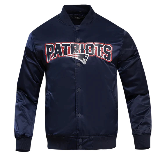 NEW ENGLAND PATRIOTS BIG LOGO SATIN JACKET