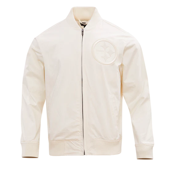 PITTSBURGH STEELERS NEUTRAL TWILL JACKET