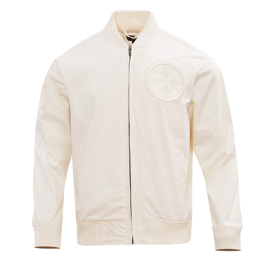 PITTSBURGH STEELERS NEUTRAL TWILL JACKET