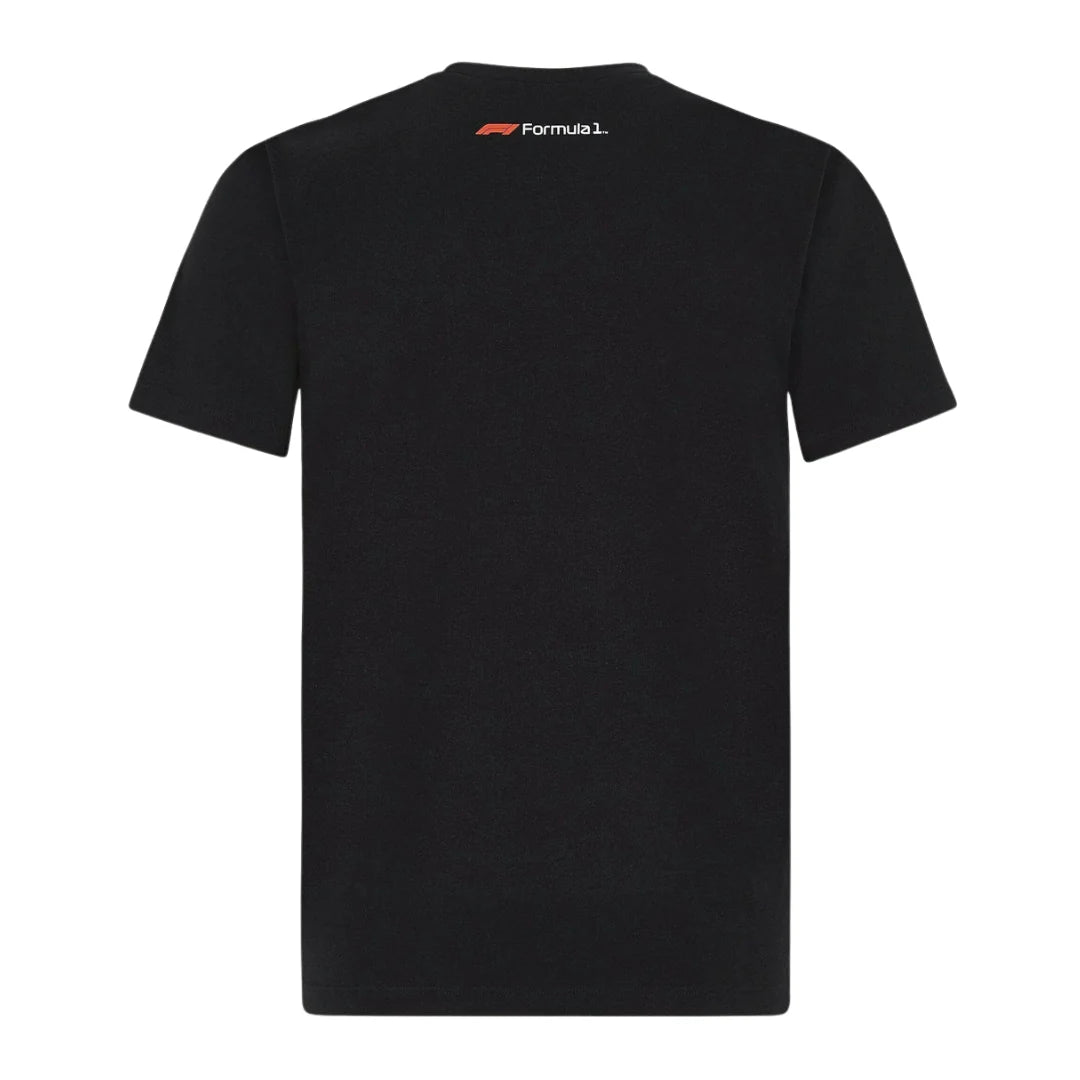 F1 FW MENS LARGE LOGO TEE BLACK