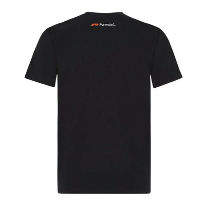 F1 FW MENS LARGE LOGO TEE BLACK