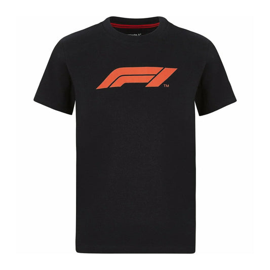 F1 FW MENS LARGE LOGO TEE BLACK