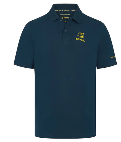 MENS SENNA LOGO POLO