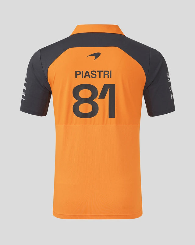 MCLAREN TEAM POLO SHIRT PIASTRI 2025