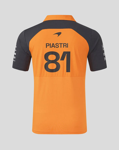 MCLAREN TEAM POLO SHIRT PIASTRI 2025