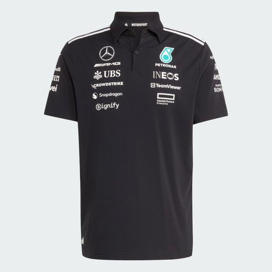Polo TEAM Adidas Black 2025