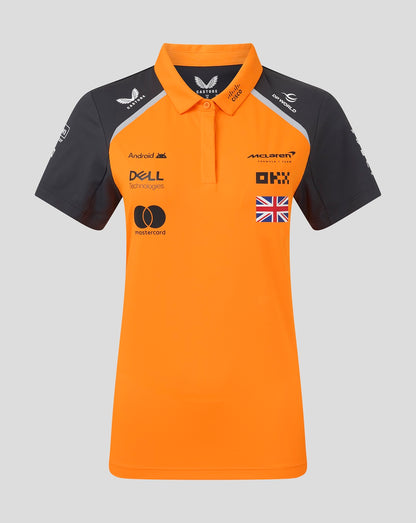 MCLAREN TEAM POLO SHIRT NORRIS WOMENS 2025