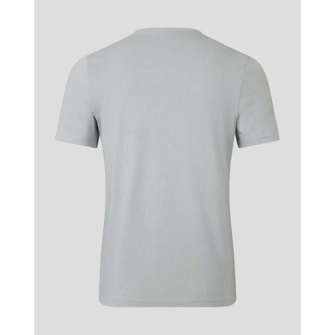 LARGE FRONT LOGO TEE GREY