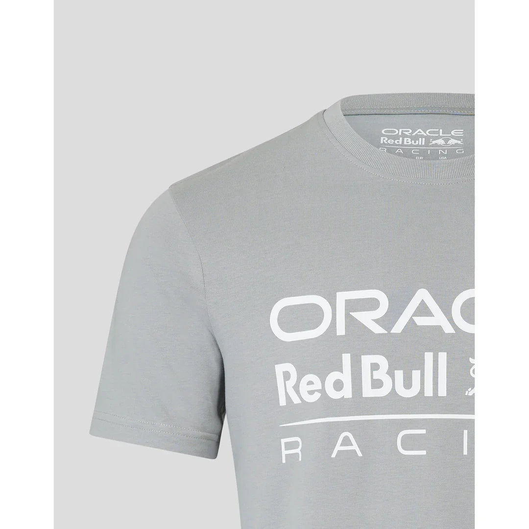 LARGE FRONT LOGO TEE GREY