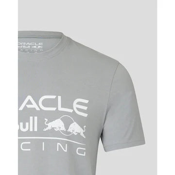 LARGE FRONT LOGO TEE GREY