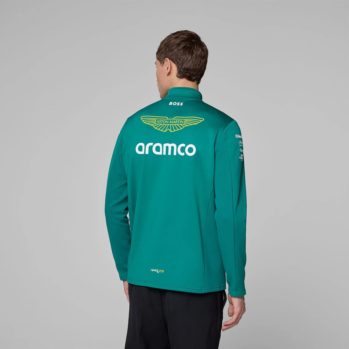 ASTON MARTIN MENS TEAM 1/4 ZIP 2025