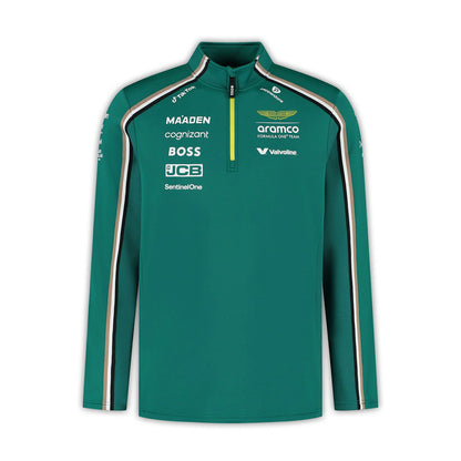 ASTON MARTIN MENS TEAM 1/4 ZIP 2025