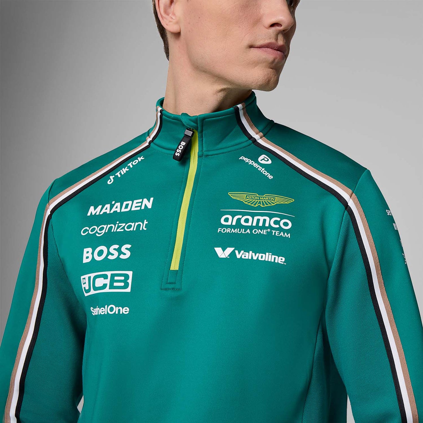 ASTON MARTIN MENS TEAM 1/4 ZIP 2025